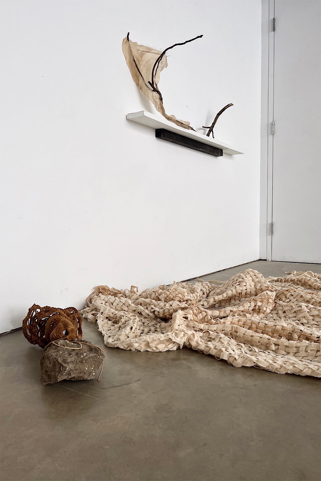 Textile landscape installation 